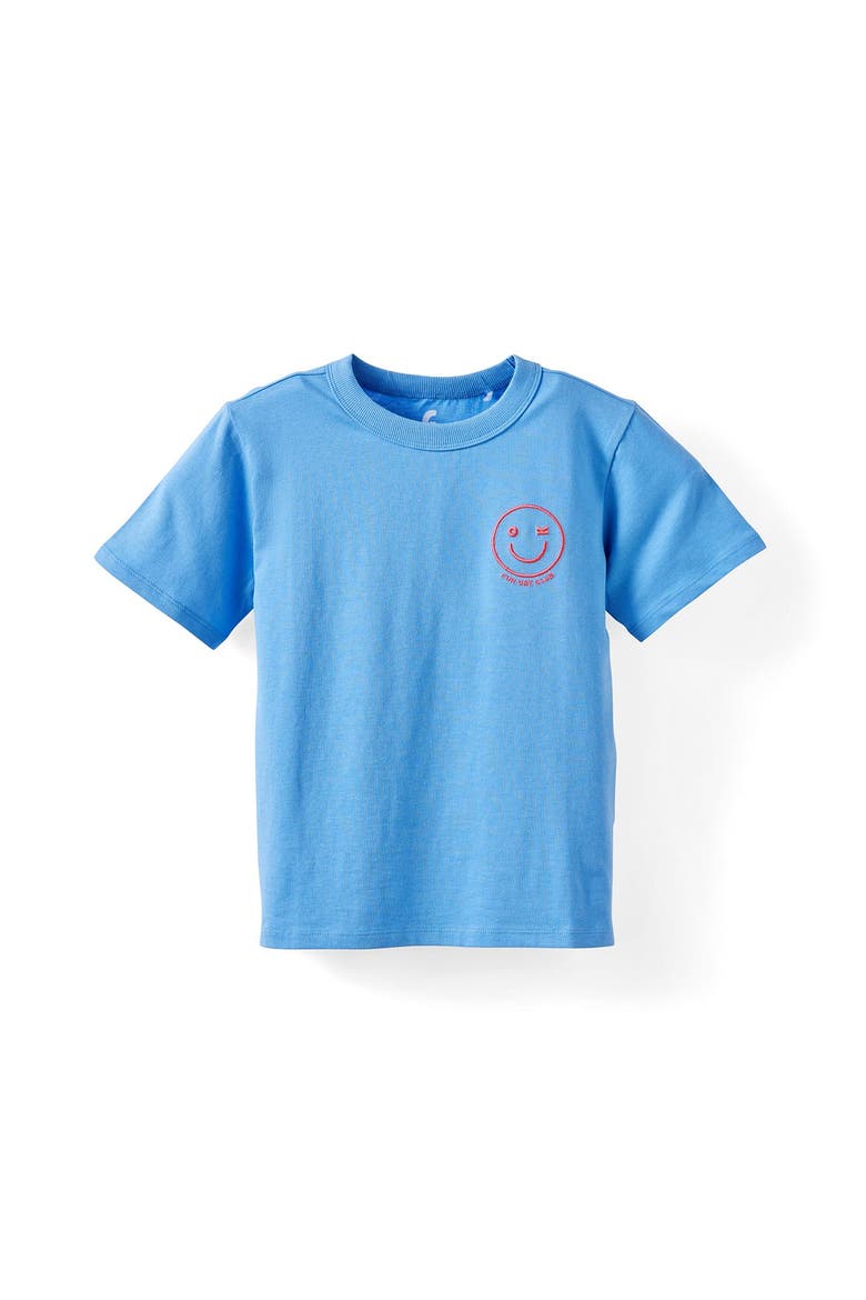 Kid's Essential Short Sleeve Graphic Tee, Main, color, Blue Bonnet Fun Day