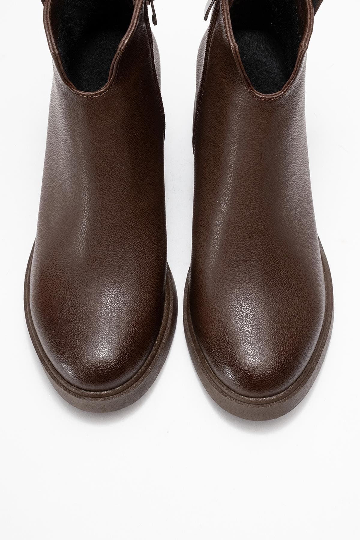 Mier Chunky Boot, Alternate, color, Brown Faux Leather