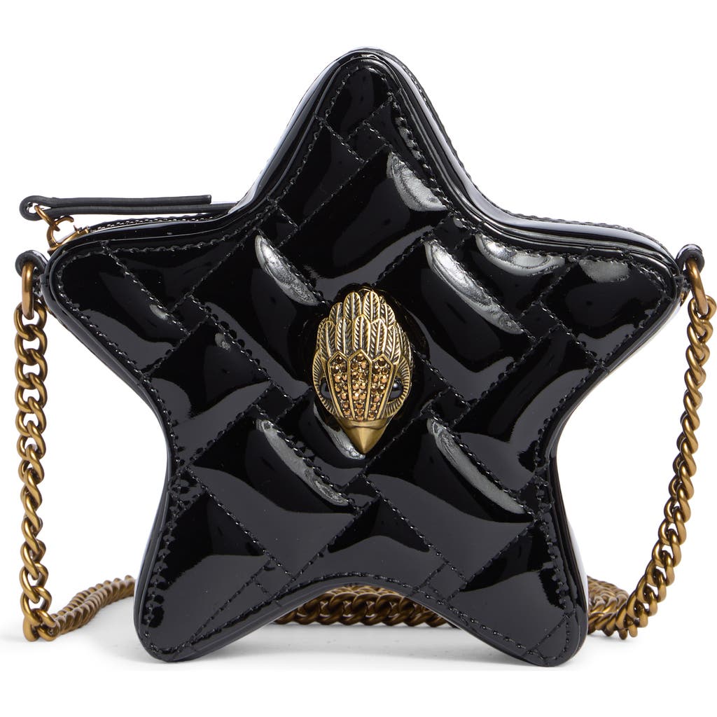 Kurt Geiger London Kensington Star Crossbody Bag In Black