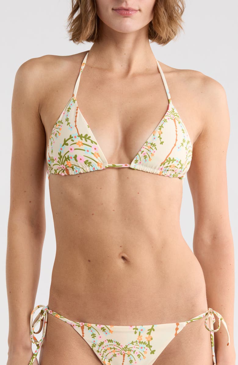 Maaji Balmy Reversible Bikini Top, Main, color, Beige