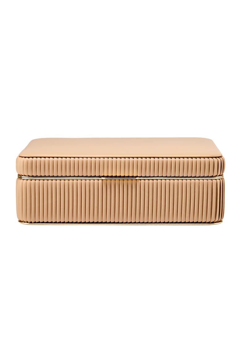 Bella Medium Jewelry Box, Main, color, Mocha