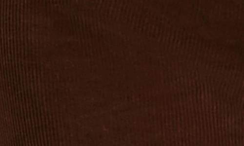 Lucky Brand Stevie Seamed High Waist Corduroy Flare Pants In Brown