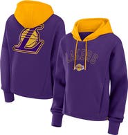 FANATICS Women's Fanatics  Purple Los Angeles Lakers Post Up Boxy Pullover Hoodie