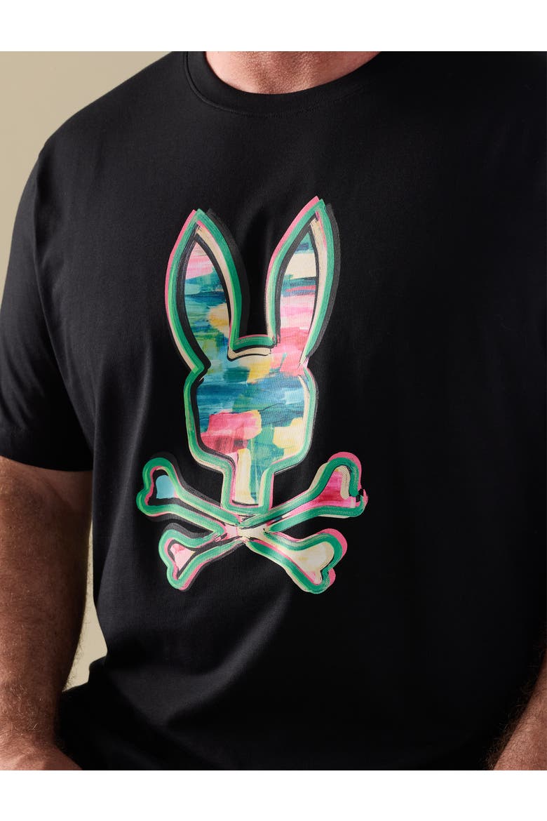 Big & Tall Nate Graphic Tee, Alternate, color, BLACK