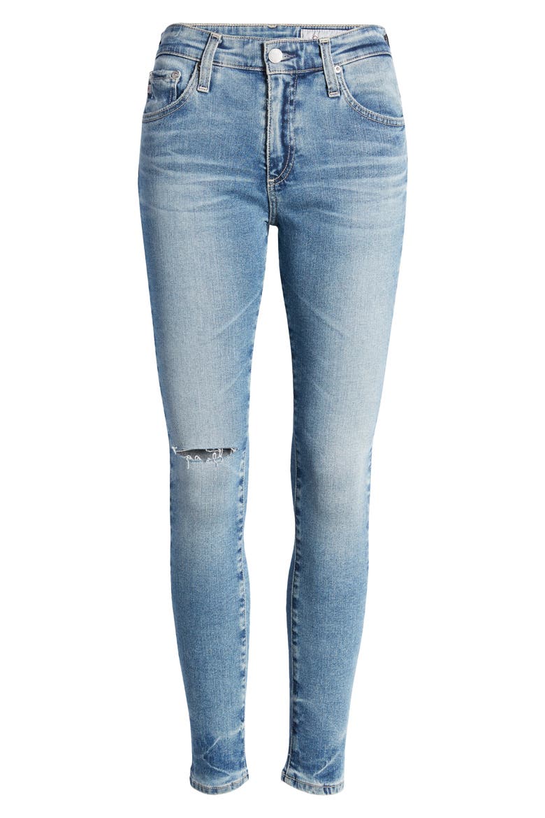 Farrah High Waist Skinny Ankle Jeans, Alternate, color, 23 YEARS SHOWBIZ