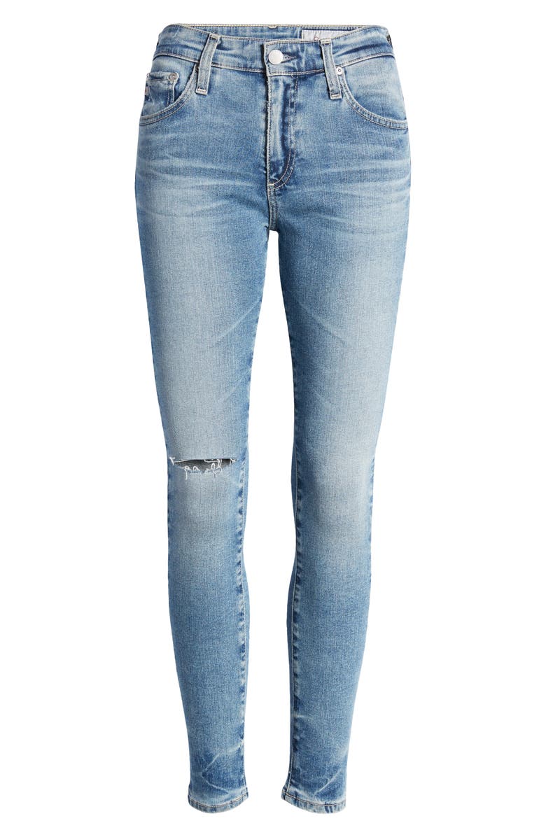 AG Farrah High Waist Skinny Ankle Jeans, Alternate, color, 23 Years Showbiz