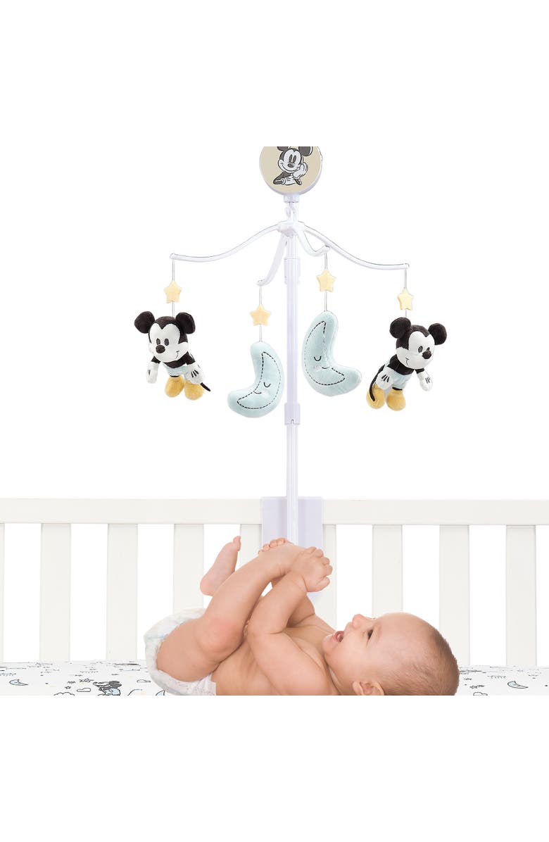 Lambs & Ivy Disney Baby Moonlight Mickey Mouse Musical Baby Crib Mobile Soother, Alternate, color, Multicolor