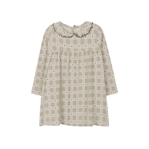 Cotton Floral Plaid Collection - Dress (Toddler, Little Kid & Big Kid)