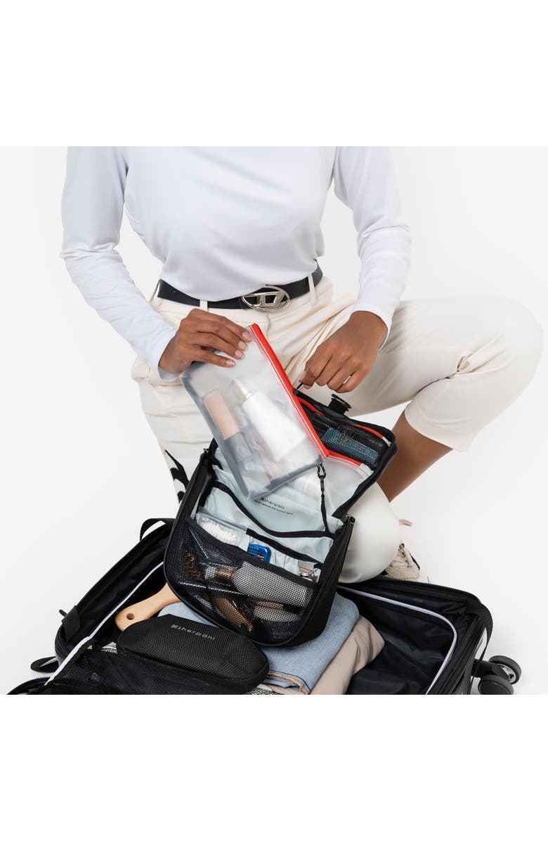 Sherpani CoPilot Travel Toiletry Bag, Alternate, color, Carbon