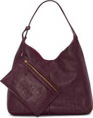 Vince Camuto Jenna Pebble Leather Hobo Bag