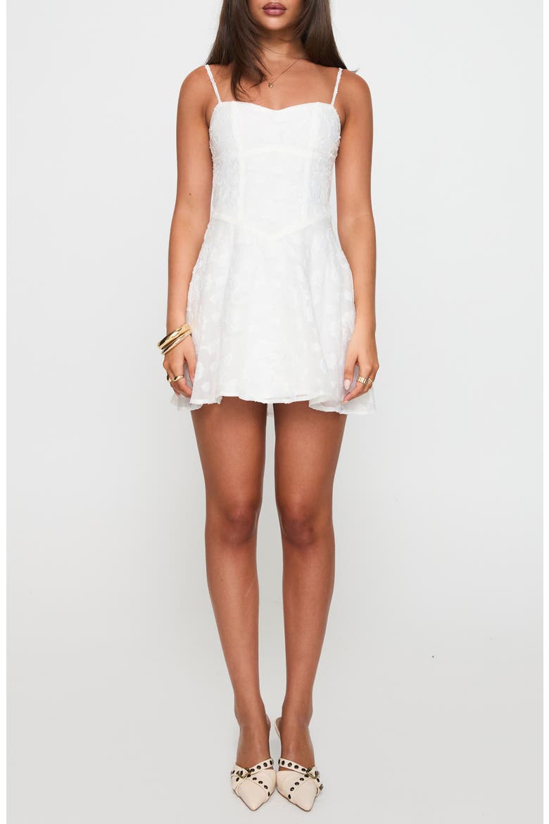 New Chapters Embroidered Sundress, Main, color, WHITE