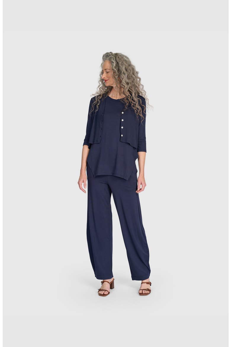 Essential Flow Pants, Alternate, color, Navy