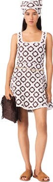 maje Floral crochet dress