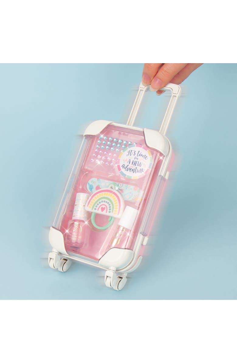 Three Cheers For Girls 3C4G Adventure Fun Suitcase Cosmetic Set, 7 Pieces, Alternate, color, Multicolored