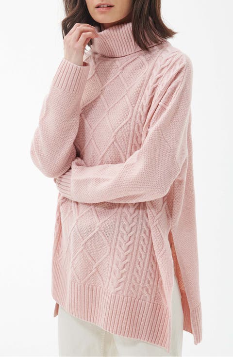 Burne Wool Blend Cable Sweater