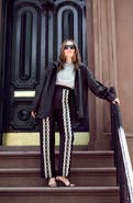 Kallmeyer Nadja Embroidered Silk Trousers