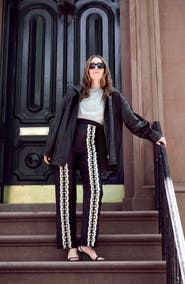 Kallmeyer Nadja Embroidered Silk Trousers