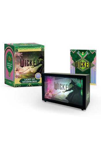 Hachette Books Wicked Musical Light Up Shadow Box In Multi