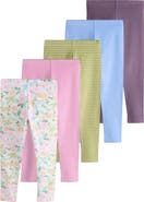 NEXT Kids' 5-Pack Leggings