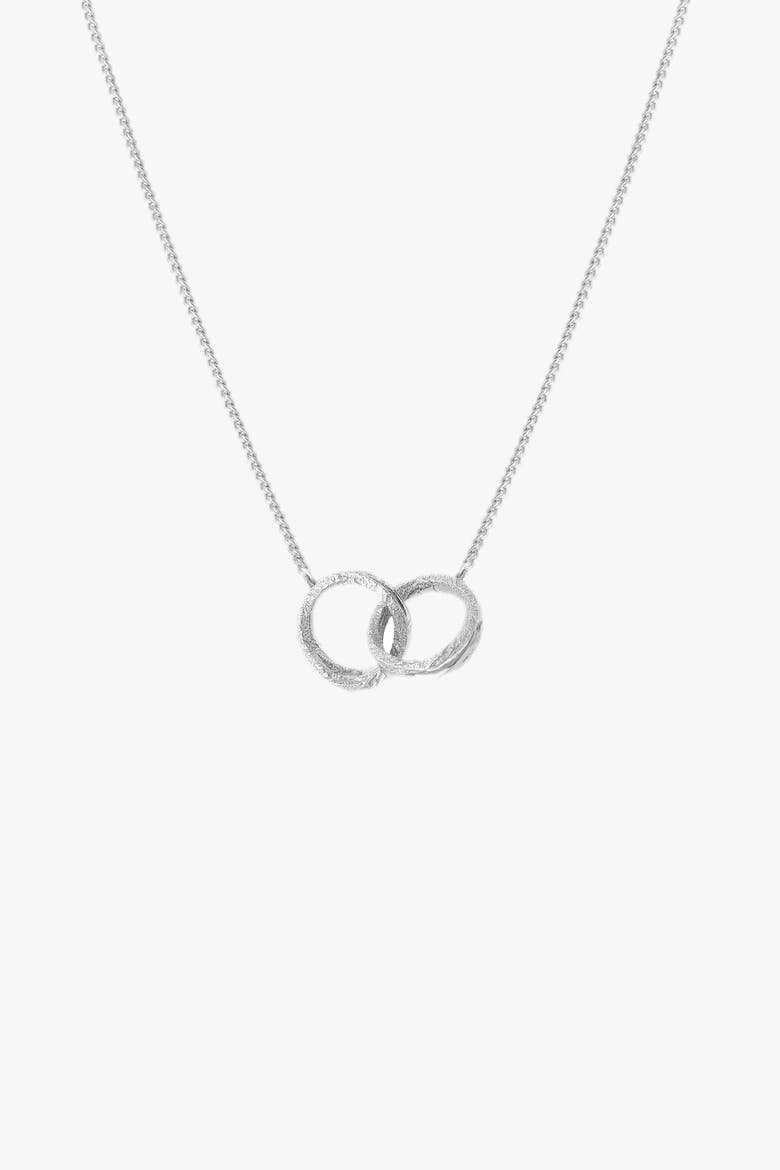 Coast Necklace, Main, color, Silver