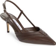 Jimmy Choo Afia Pointed Toe Slingback Pump