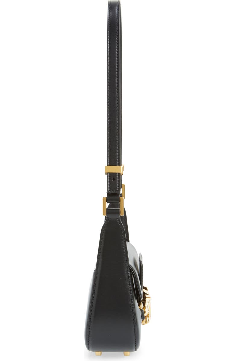 Valentino Garavani Small VLOGO Chain Leather Shoulder Bag, Alternate, color,