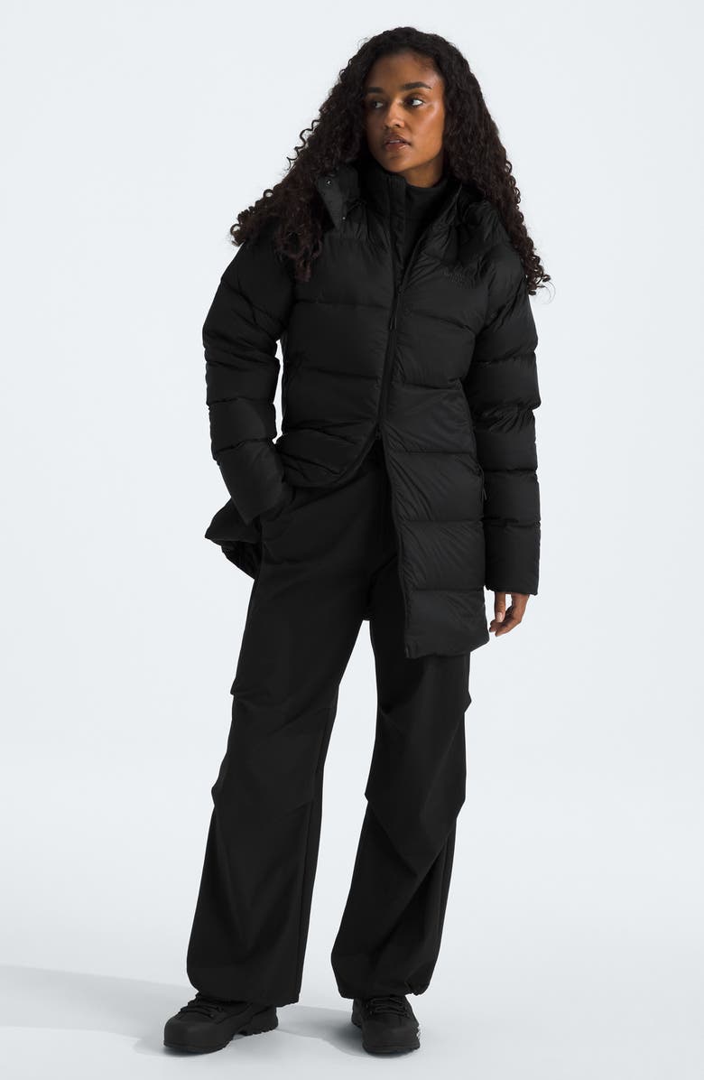 The North Face Hydrenalite<sup>™</sup> City 600 Fill Power Down Hooded Parka, Alternate, color, Tnf Black