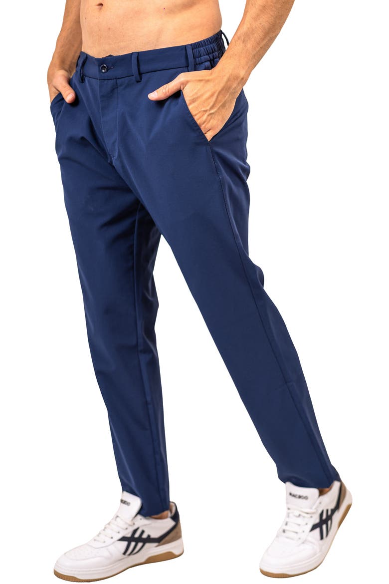 Resistance Slim Fit Pants, Alternate, color, BLUE