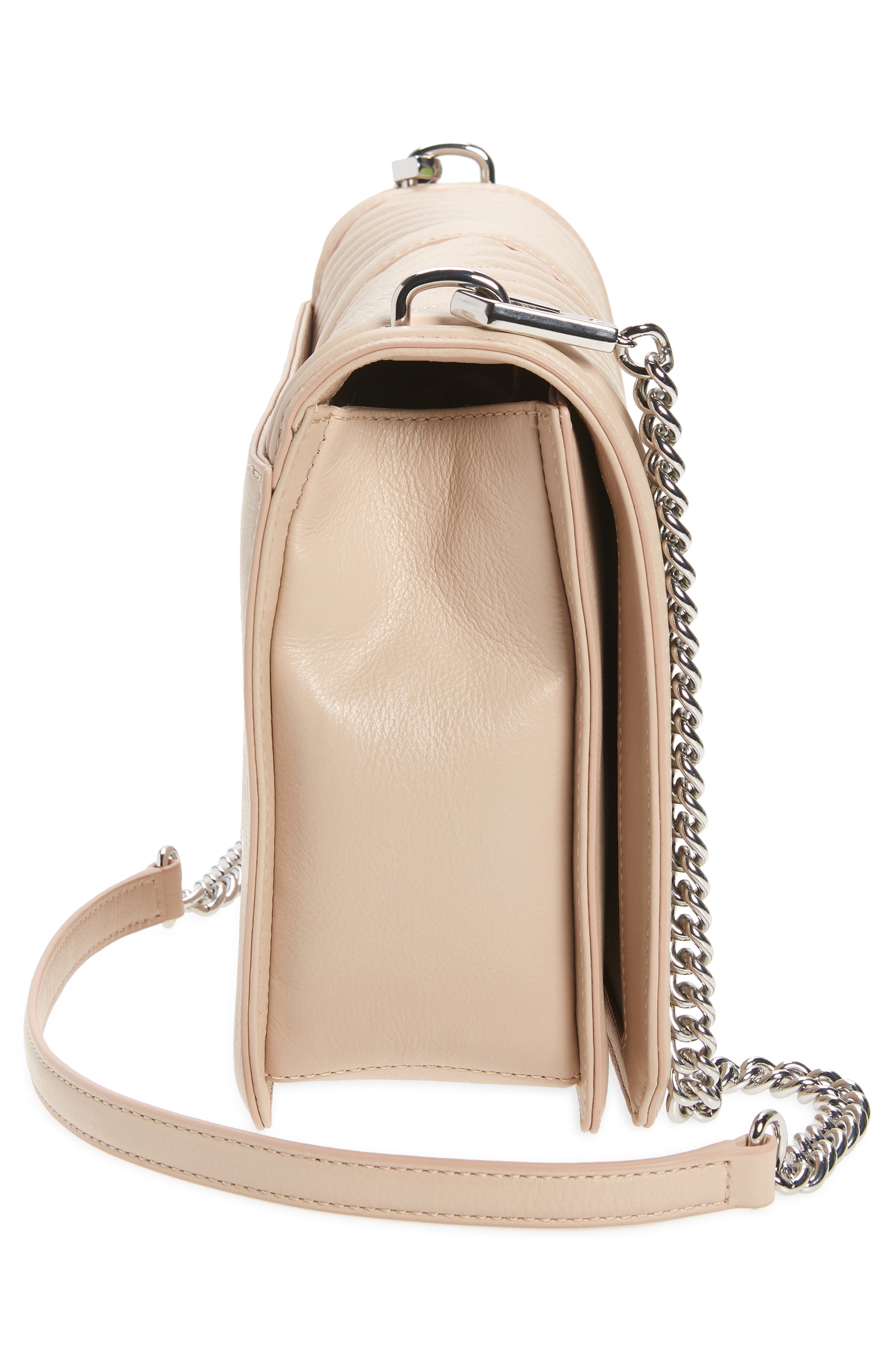 Rebecca Minkoff Jumbo Love Chevron Quilted Crossbody, Alternate, color, 