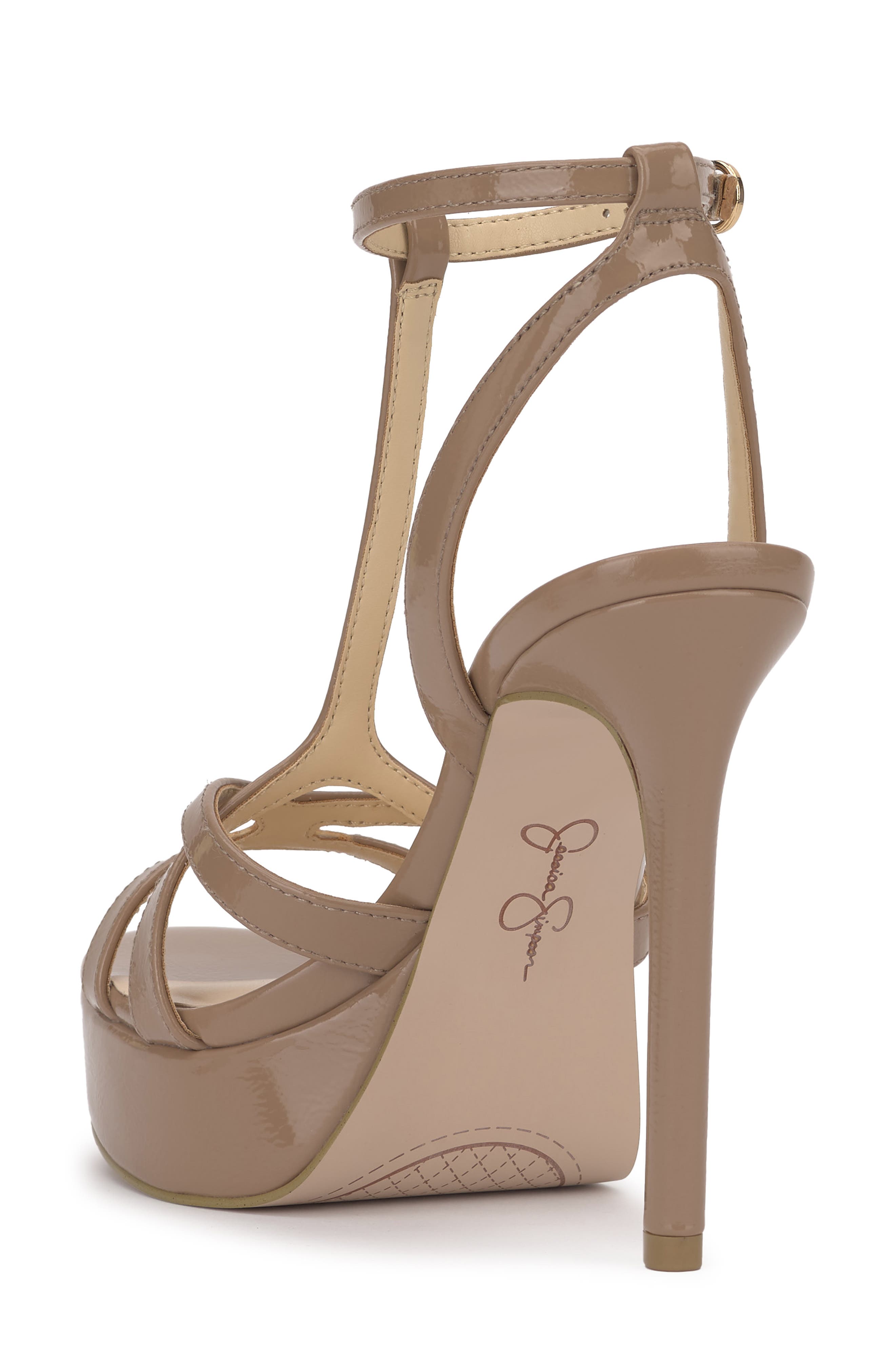 Sippete T-Strap Platform Sandal, Alternate, color, CHAI LATTE