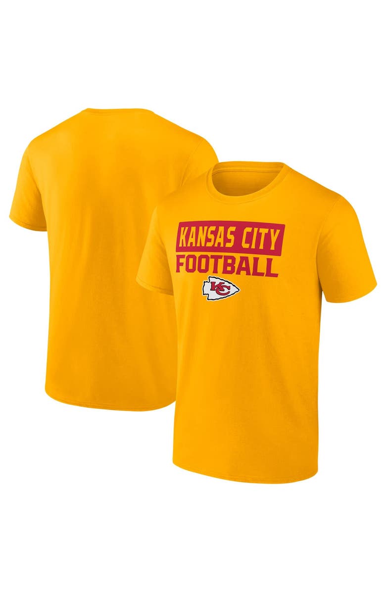 FANATICS Men's Fanatics Gold Kansas City Chiefs Serve T-Shirt, Alternate, color, Gold