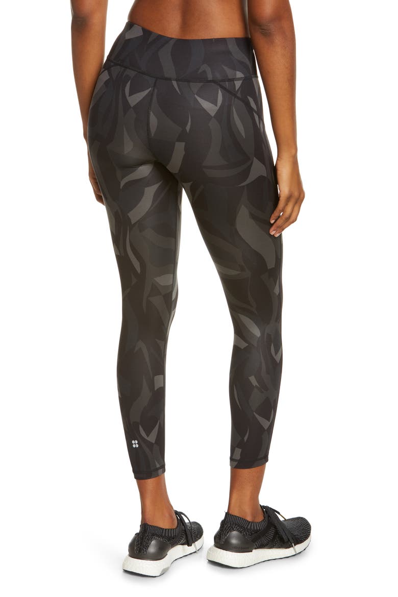 All Day High Waist 7/8 Leggings, Alternate, color, BLACK CARVE PRINT