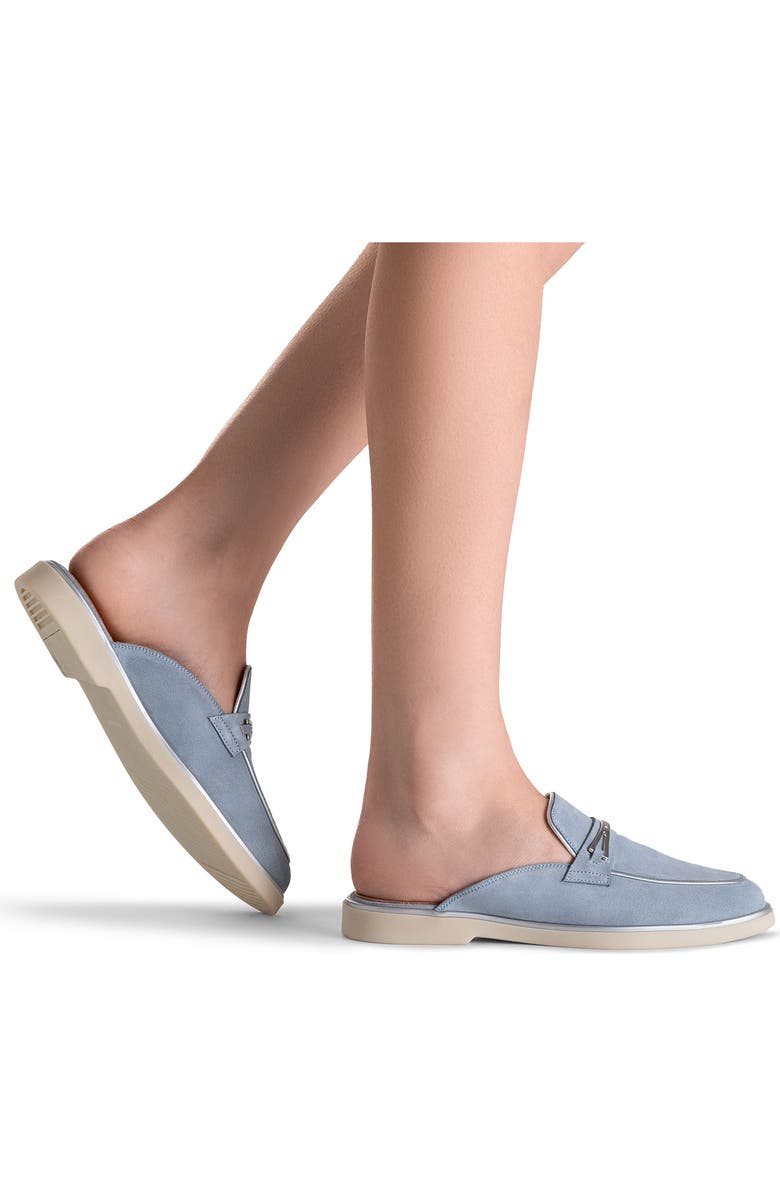 Magnanni Sophie II Mule, Alternate, color, Sky Blue Suede
