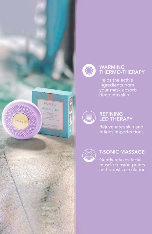 Foreo Ufo™ 3 Go Portable Deep Hydration Facial Device In Purple