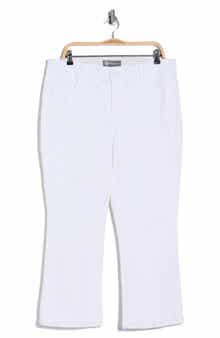 Democracy Scalloped Crop Flare Jeans