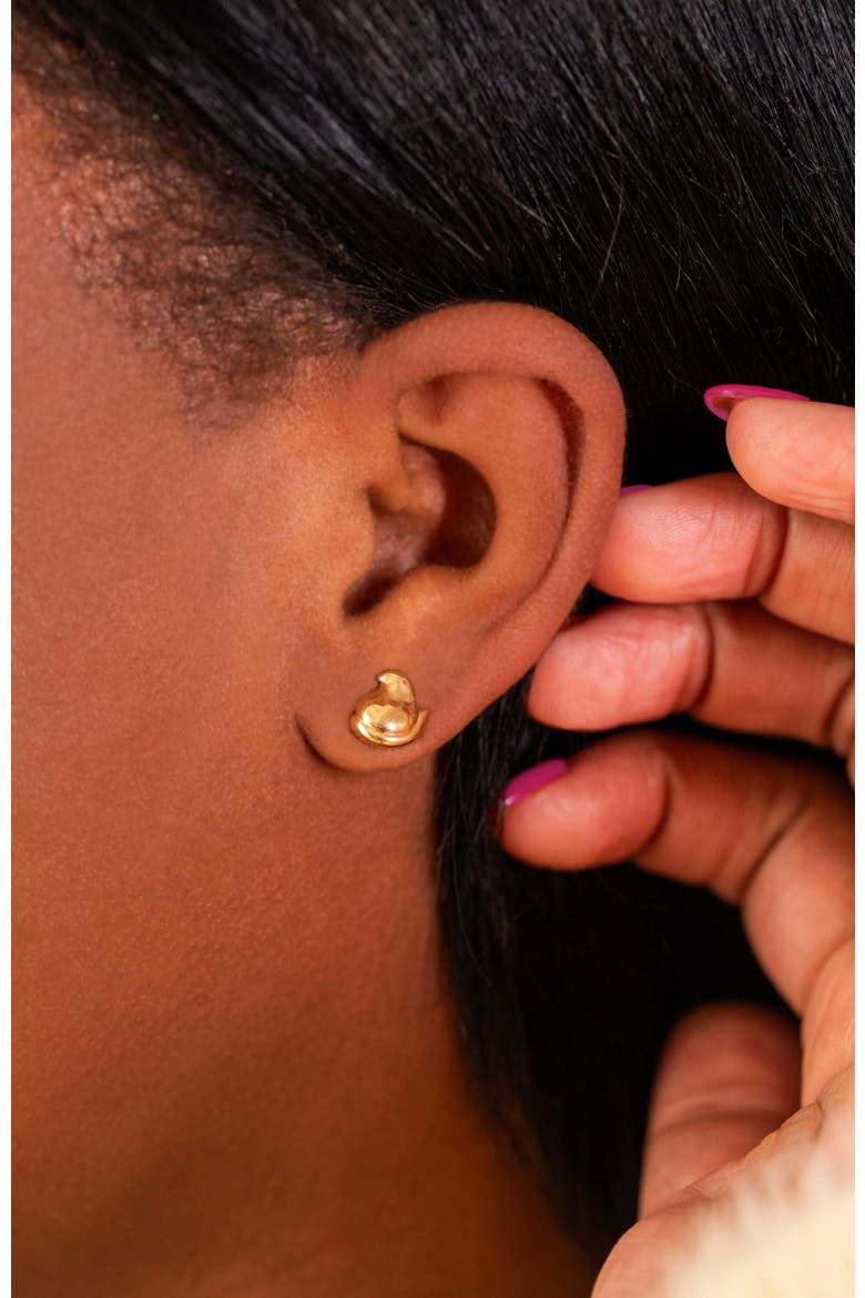 Peeps® Mismatched Stud Earrings, Alternate, color, Gold