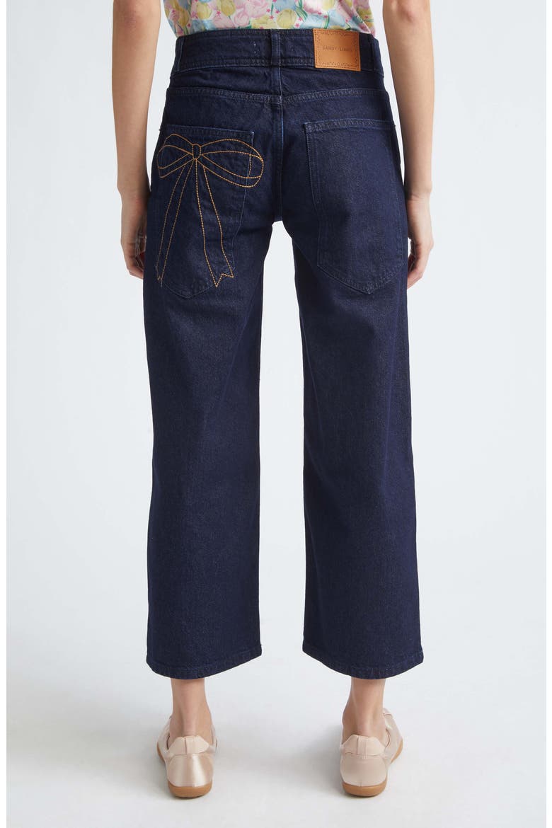 Thesis Ankle Wide Leg Jeans, Alternate, color, INDIGO