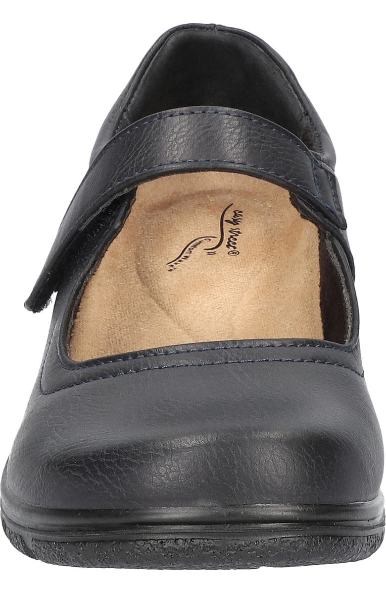 EASY STREET Archer Mary Jane Flat, Alternate, color, Navy