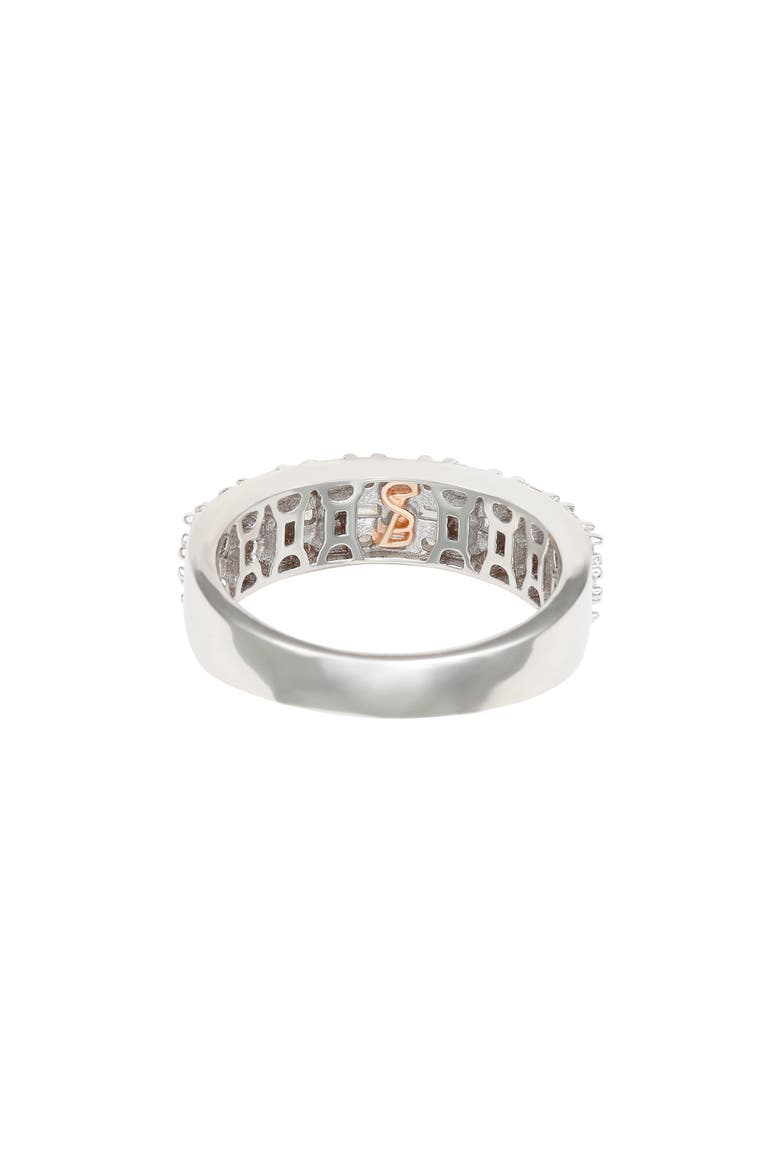 Sterling Silver Cubic Zirconia Ring, Alternate, color, WHITE