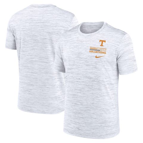 Men's Nike White Tennessee Volunteers Velocity Stacked Performance T-Shirt
