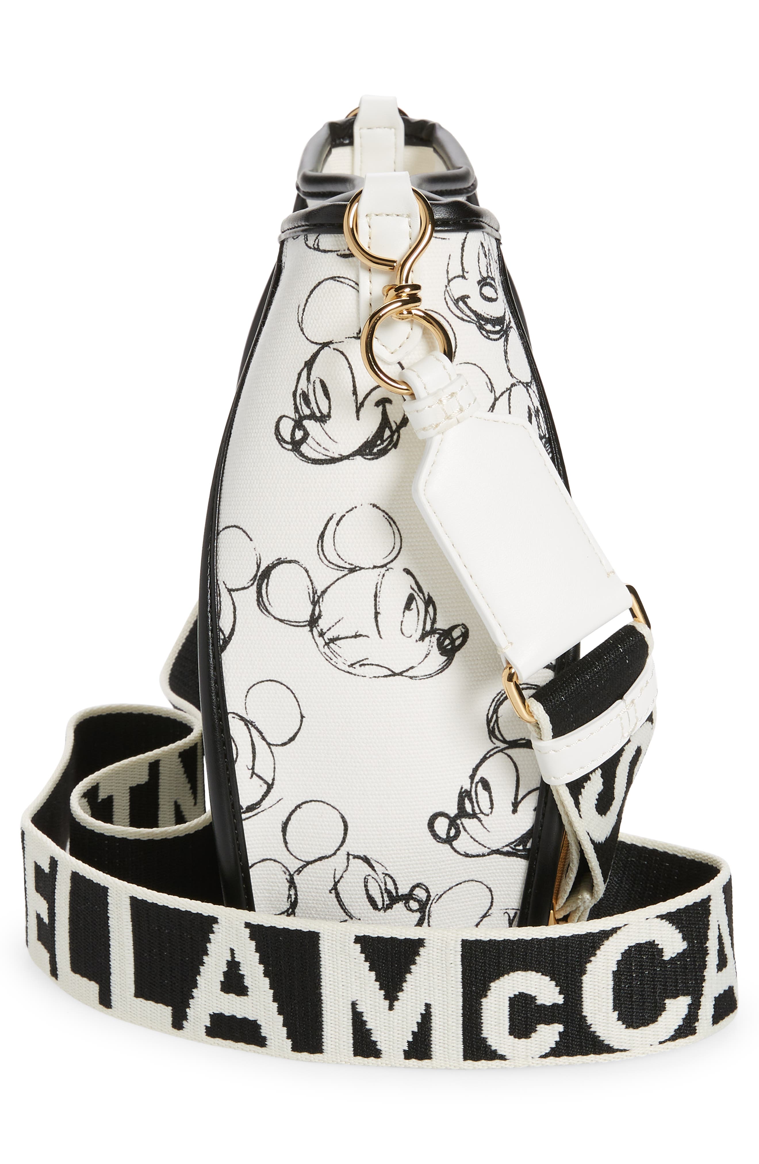 Stella McCartney x Fantasia Disney Mickey Mouse Print Canvas Crossbody Bag, Alternate, color, 