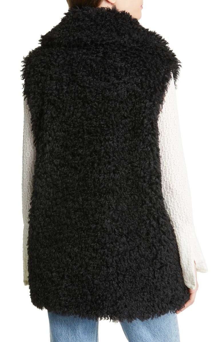 UGG<sup>®</sup> Tammie Faux Fur Long Vest, Alternate, color, 