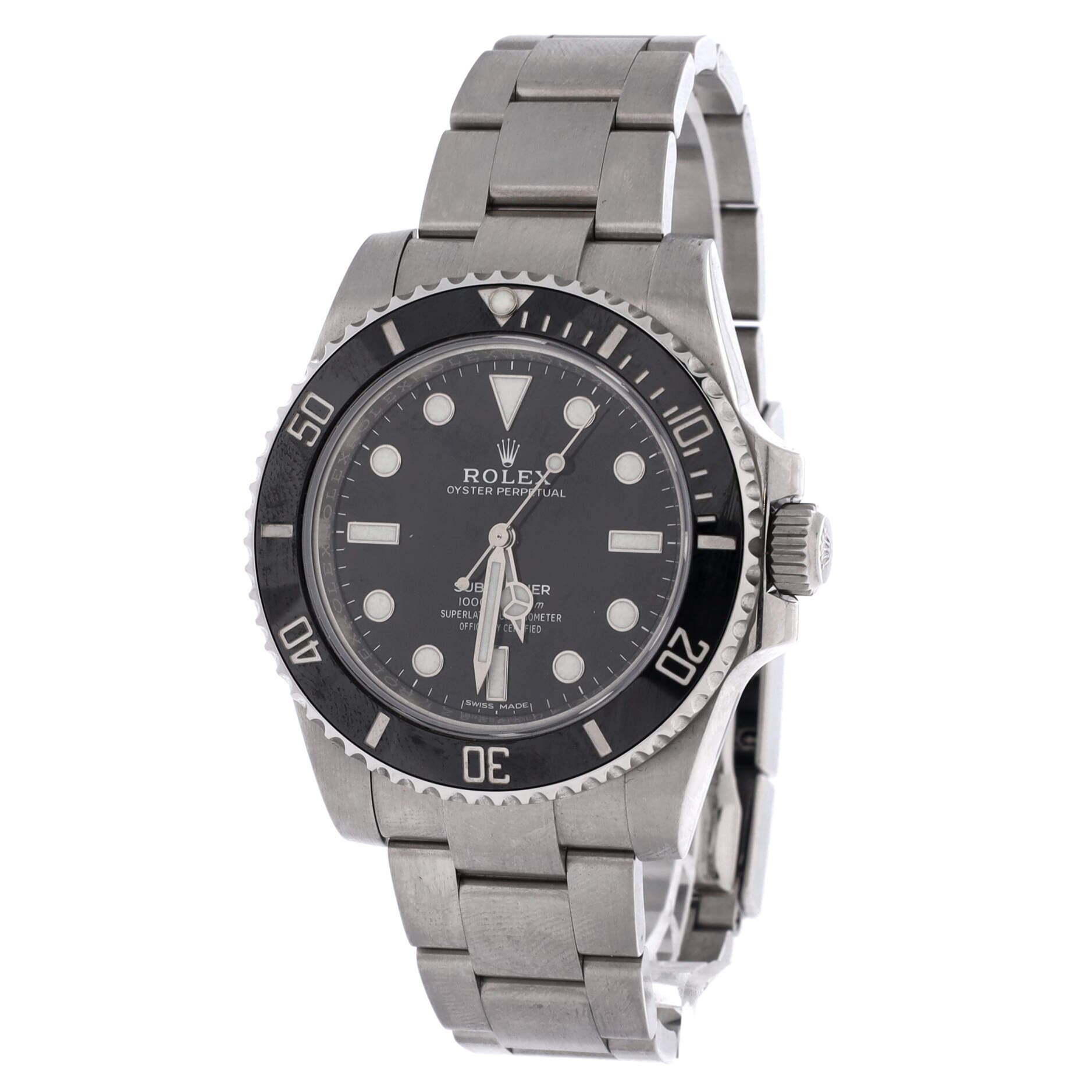 Oyster Perpetual Submariner Automatic Watch Stainless Steel and Cerachrom 41, Alternate, color, Metallic Silver