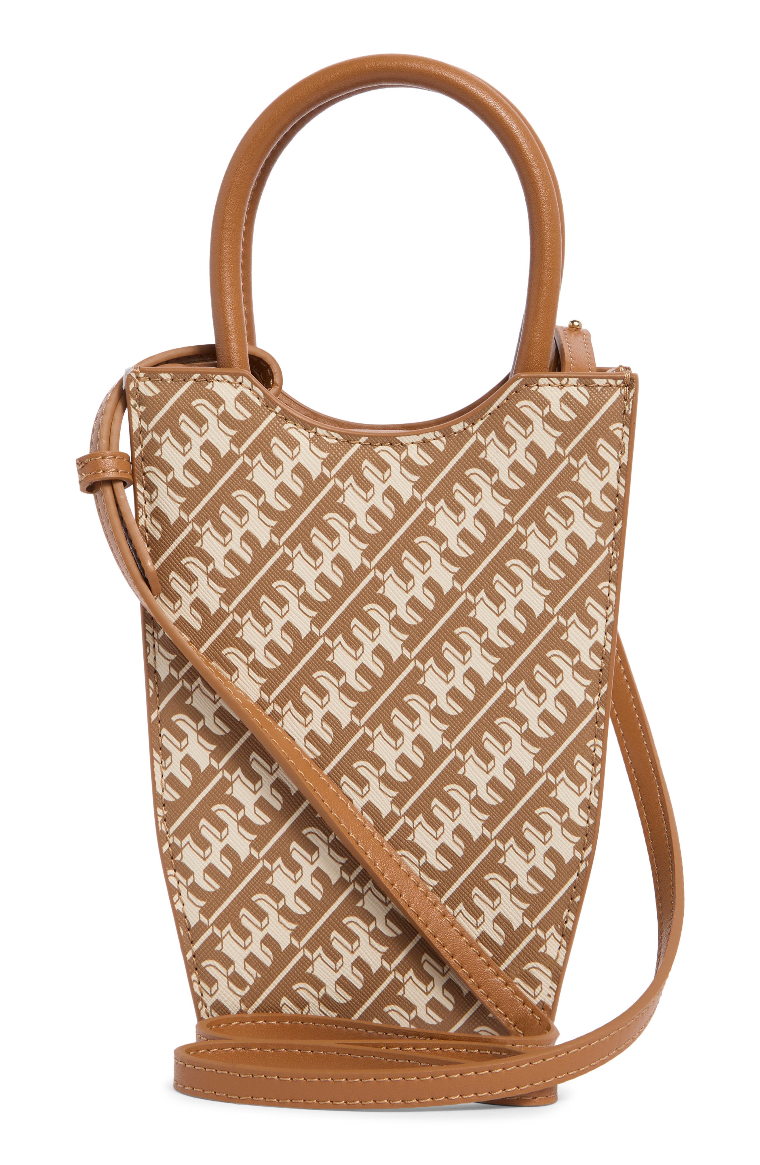 Fei Mini Tote Bag, Alternate, color, BROWN