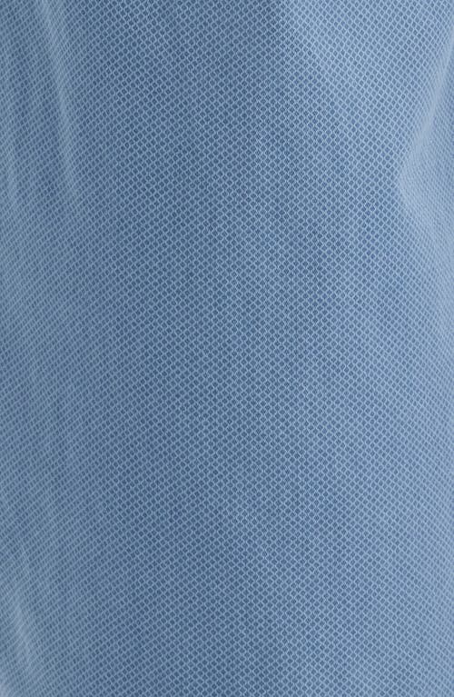 Brax Cooper Fusion Flex Microprint Regular Fit Straight Leg Pants In Blue