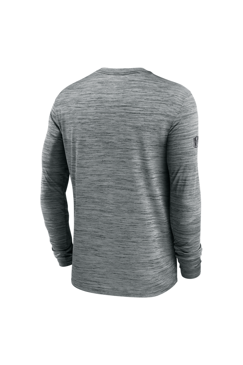 Men's Nike Gray Detroit Lions Sideline Offensive Transition Velocity Dri-FIT Long Sleeve T-Shirt, Alternate, color, Gray