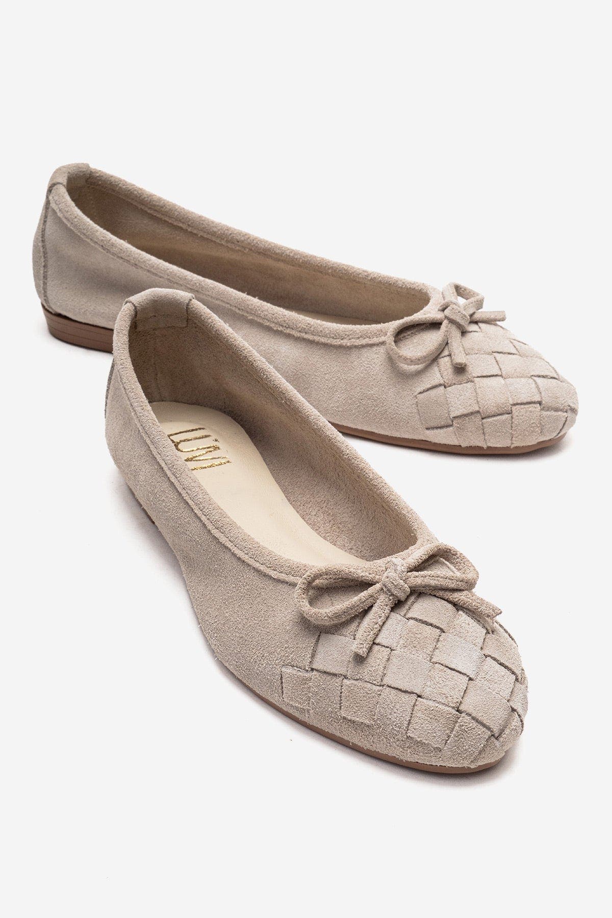 Beige Suede