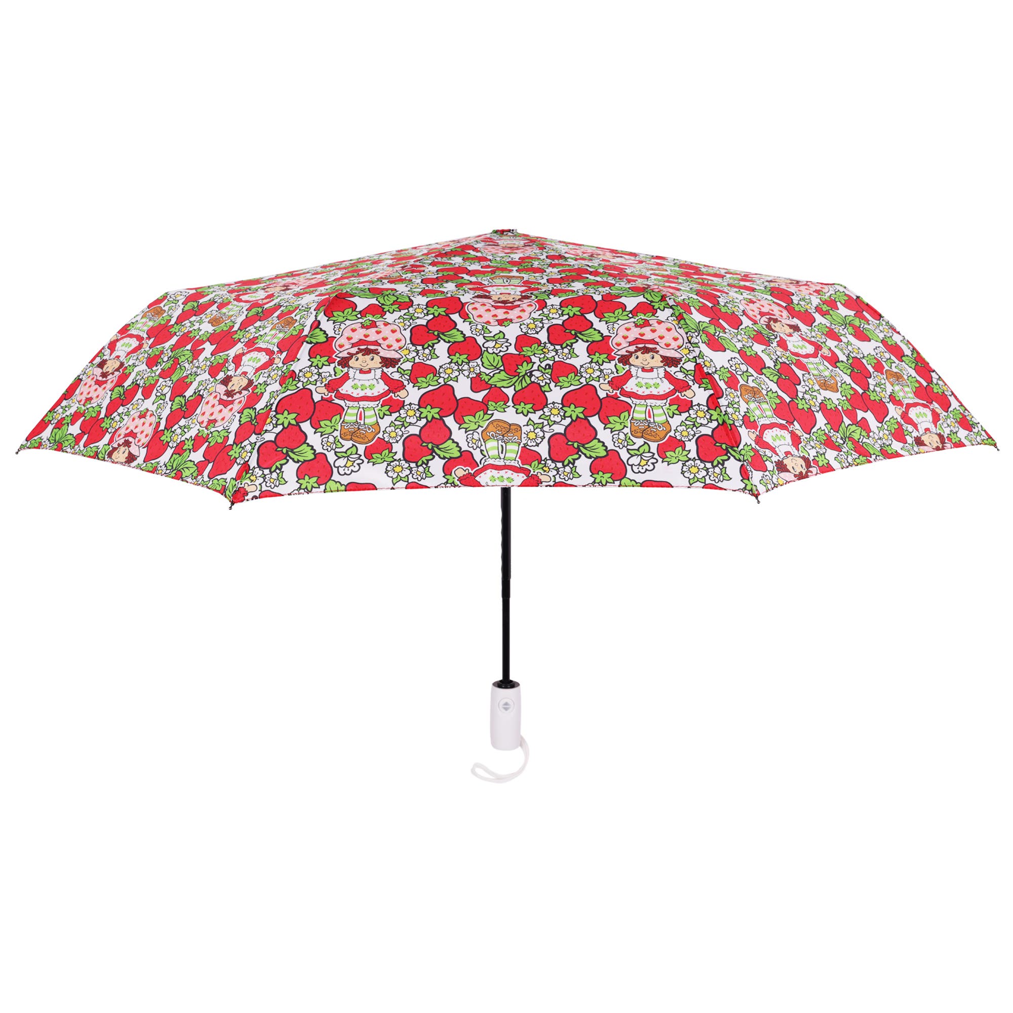 Strawberry Shortcake Toss Print Compact Umbrella in Multi 