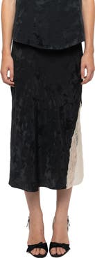 Zadig & Voltaire Jayla Jacquard Silk Midi Skirt
