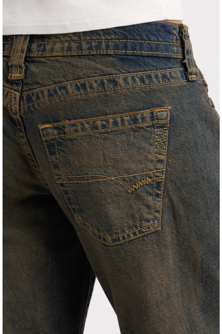 Kayla Relaxed Straight Leg Jeans, Alternate, color, BROWN DUSK
